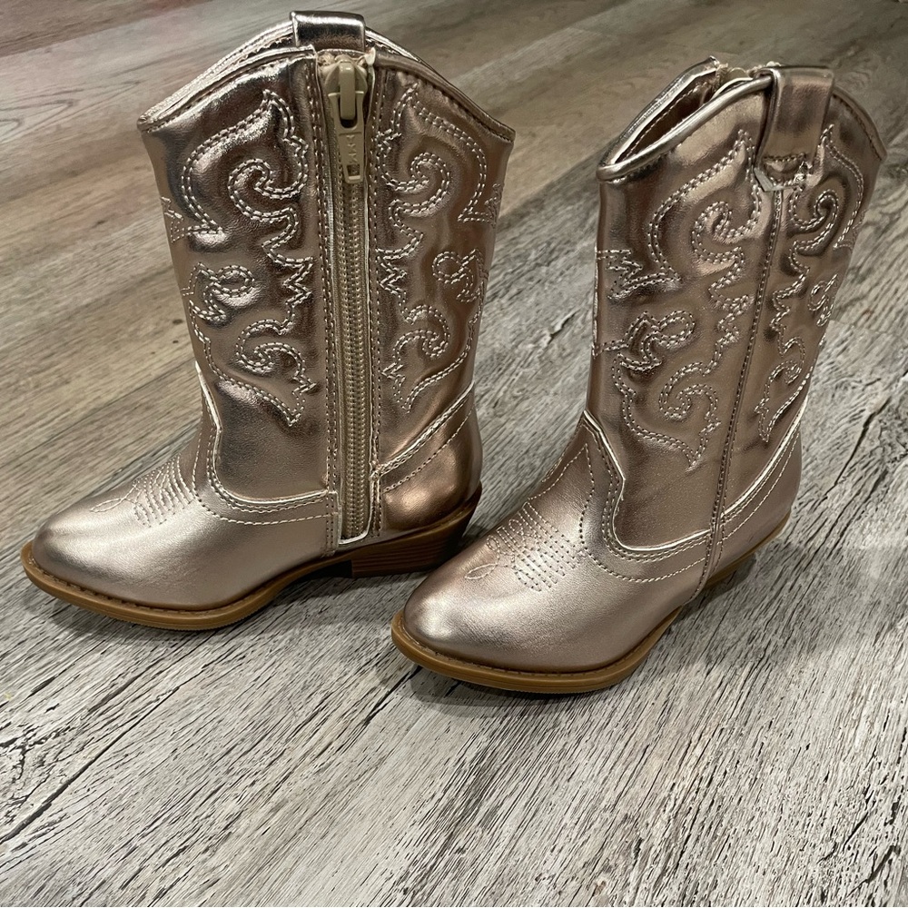 Nordstrom Kids Gold Boots